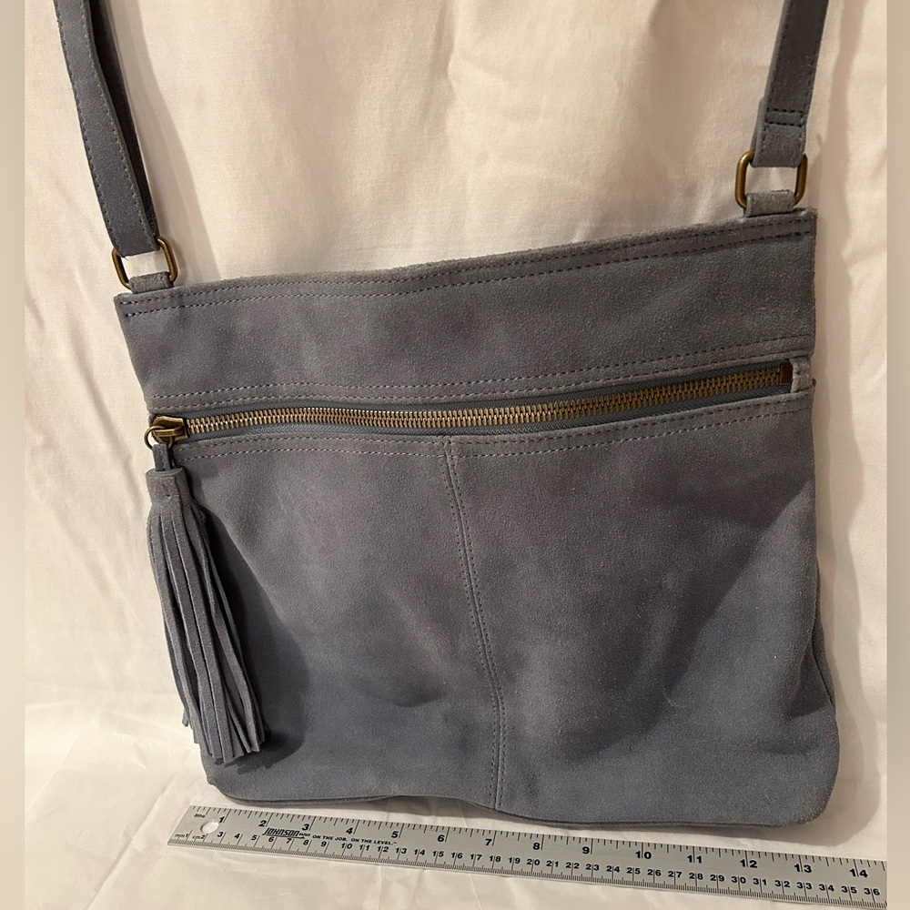 Margot Blue Suede Purse